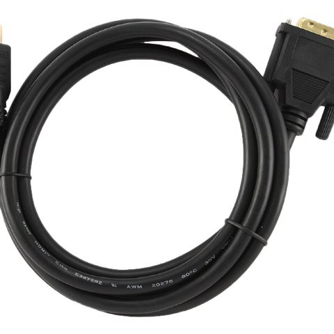 Gembird | HDMI uz DVI kabelis (Single Link) | HDMI 19pin spraudnis | DVI 18+1pin spraudnis | HDMI uz DVI‑D | 0.5 m