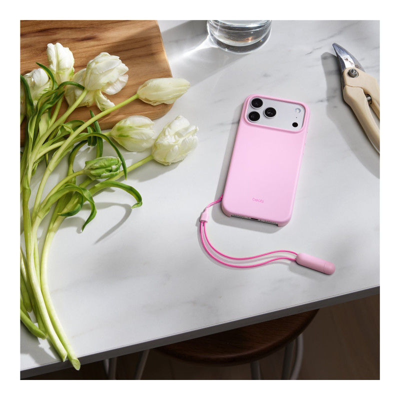 Beats iPhone 17 Pro Max Kickstand Case with MagSafe and Camera Control - Pebble Pink | Beats