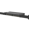 MikroTik vadu Ethernet maršrutētājs RB4011iGS+RM, četrkodolu 1,4 GHz CPU, 1 GB RAM, 512 MB, 1x SFP+, 1x seriālās konsoles ports, PCB temperatūras un sprieguma monitors, IP20, korpuss ar rāmja ausīm un galda stiprinājums, RouterOS L5 | MikroTik | Enthernet Router | RB4011iGS+RM | Nav Wi‑Fi | 10/100/1000 Mbit/s | Ethernet LAN (RJ-45) porti 10 | Mesh atbalsts Nav | MU‑MIMO Nav | Nav mobilā platjosla | Antenas tips Nav antenas | 12 mēneši