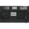 MikroTik vadu Ethernet maršrutētājs RB4011iGS+RM, četrkodolu 1,4 GHz CPU, 1 GB RAM, 512 MB, 1x SFP+, 1x seriālās konsoles ports, PCB temperatūras un sprieguma monitors, IP20, korpuss ar rāmja ausīm un galda stiprinājums, RouterOS L5 | MikroTik | Enthernet Router | RB4011iGS+RM | Nav Wi‑Fi | 10/100/1000 Mbit/s | Ethernet LAN (RJ-45) porti 10 | Mesh atbalsts Nav | MU‑MIMO Nav | Nav mobilā platjosla | Antenas tips Nav antenas | 12 mēneši