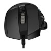 Logitech spēļu pele | G502 | vada | melna