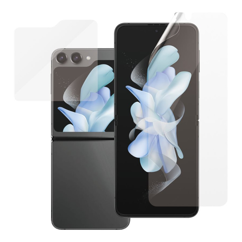 PanzerGlass | Ekrāna aizsargs | Samsung | Z flip5 CF AB | Termoplastiskais poliuretāns (TPU); Temprēts stikls; Polietilēna tereftalāts (PET) | Caurspīdīgs