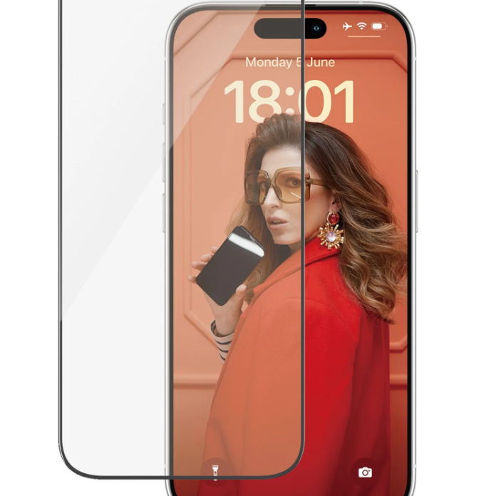 PanzerGlass | Ekrāna aizsargstikls | Apple | iPhone 15 Pro | Stikls | Caurspīdīgs | Viegla uzstādīšana; Pretpirkstu nospiedumiem; Pret dzeltenošanos | Ultra-Wide Fit