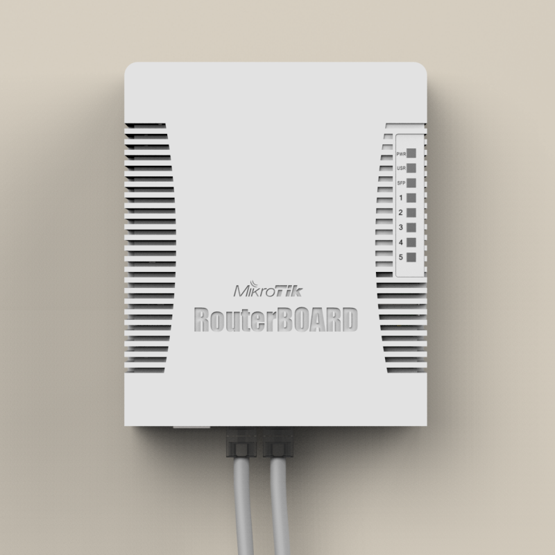 MikroTik vadu Ethernet maršrutētājs RB960PGS, hEX PoE, CPU 800MHz, 128MB RAM, 16MB flash, 1xSFP, 5x Gigabit LAN, 1xUSB, barošana uz portiem 2–5, izvade: maks. 1A/ports; 2A kopā, RouterOS L4 | MikroTik | hEX PoE Router | RB960PGS | Nav Wi‑Fi | 10/100/1000 Mbit/s | Ethernet LAN (RJ-45) porti 5 | Mesh atbalsts Nav | MU‑MIMO Nav | Nav mobilo datu | 1xUSB | 12 mēn.