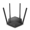 Mercusys | AX1500 WiFi 6 maršrutētājs | MR60X | 802.11ax | 1201+300 Mbit/s | 10/100/1000 Mbit/s | Ethernet LAN (RJ-45) pieslēgvietas 2 | Bez Mesh atbalsta | MU-MIMO Jā | Bez mobila platjoslas | Antenas tips: ārējā