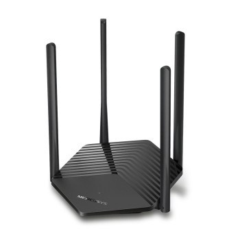 Mercusys | AX1500 WiFi 6 maršrutētājs | MR60X | 802.11ax | 1201+300 Mbit/s | 10/100/1000 Mbit/s | Ethernet LAN (RJ-45) pieslēgvietas 2 | Bez Mesh atbalsta | MU-MIMO Jā | Bez mobila platjoslas | Antenas tips: ārējā