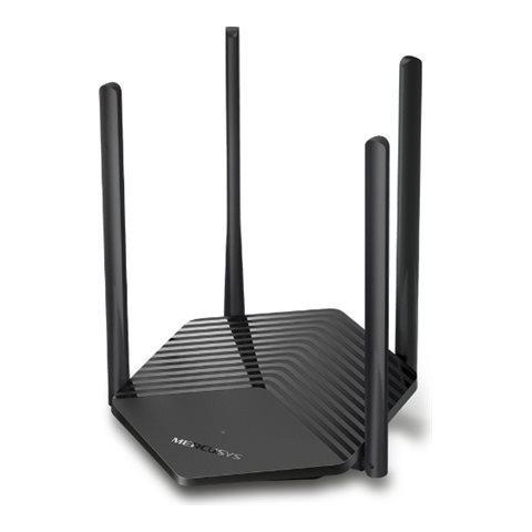 Mercusys | AX1500 WiFi 6 maršrutētājs | MR60X | 802.11ax | 1201+300 Mbit/s | 10/100/1000 Mbit/s | Ethernet LAN (RJ-45) pieslēgvietas 2 | Bez Mesh atbalsta | MU-MIMO Jā | Bez mobila platjoslas | Antenas tips: ārējā