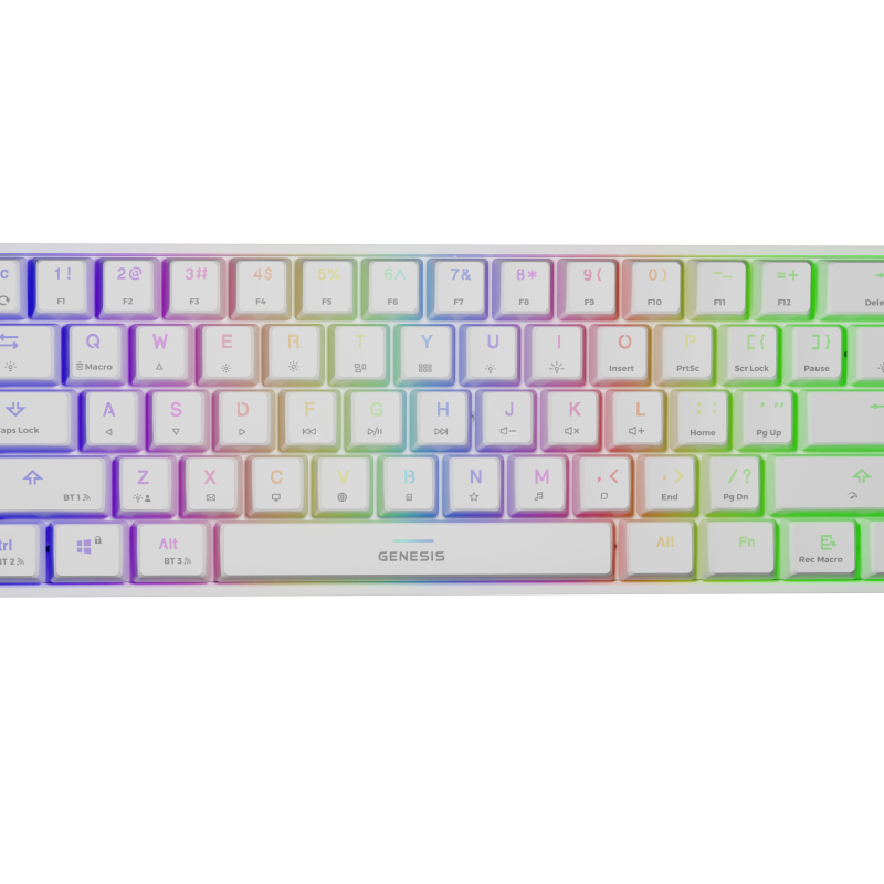 Genesis | THOR 660 RGB | Spēļu tastatūra | Bezvadu | Bluetooth | RGB LED apgaismojums | US | Gateron Brown