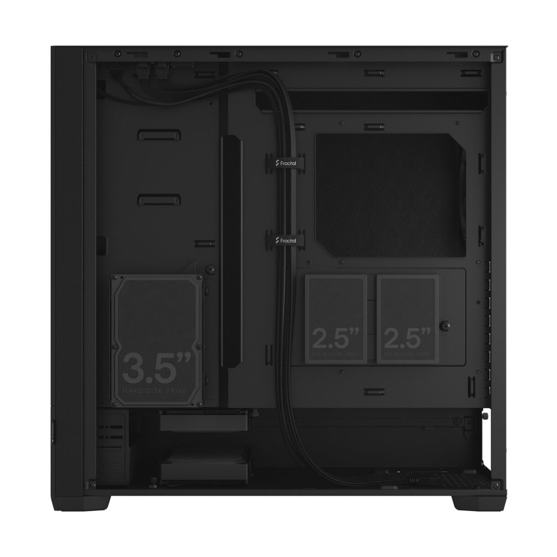 Fractal Design | Pop XL | Sānu logs | Melns | E-ATX līdz 280 mm, ATX, mATX, Mini ITX | ATX