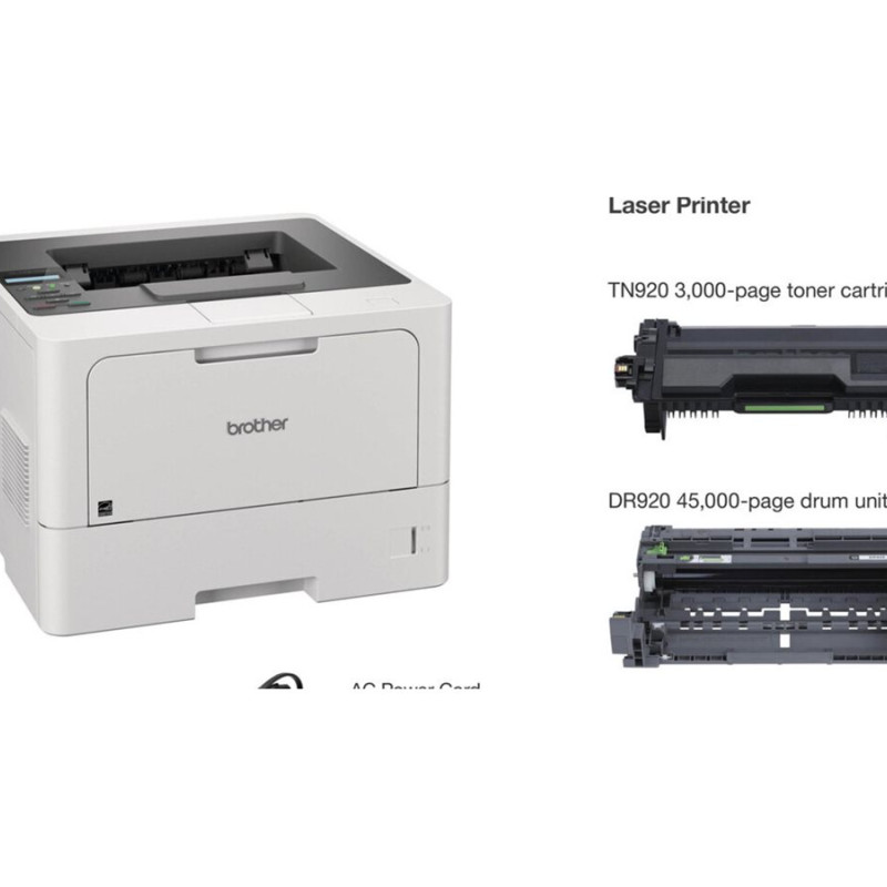Brother HL-L5210DW | Mono | Lāzers | Printeris | Wi-Fi | Maks. ISO A sērijas papīra formāts A4 | Pelēks