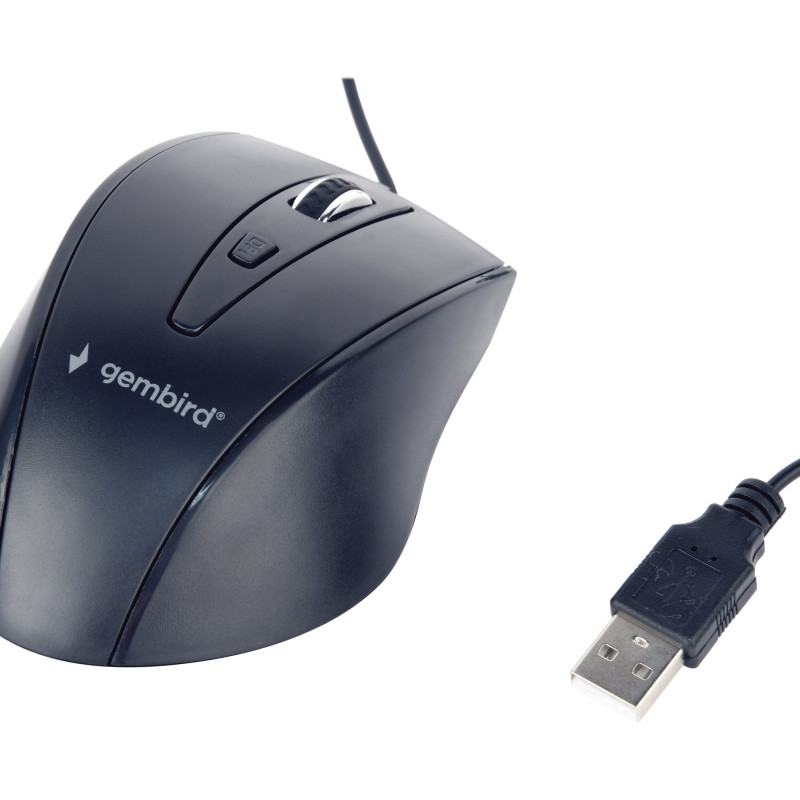 Gembird | Mouse | MUS-4B-02 | Standard | USB | Wired | Black
