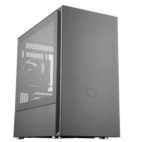 Cooler Master | Silencio S400 ar tērauda sānu paneli | Melns | Mini ITX, Micro ATX