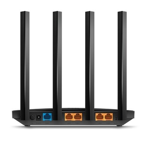 TP-LINK | Maršrutētājs | Archer C6 | 802.11ac | 300+867 Mbit/s | 10/100/1000 Mbit/s | Ethernet LAN (RJ-45) porti 4 | Mesh atbalsts Nē | MU-MIMO Jā | Nav mobilo datu | Antenu tips 4x ārējas | Nav