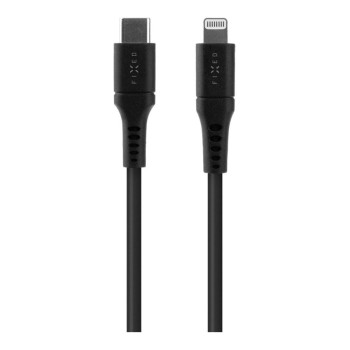 Fixed | šķidrā silikona kabelis USB-C/Lightning, 2 m | FIXDLS-CL2-BK
