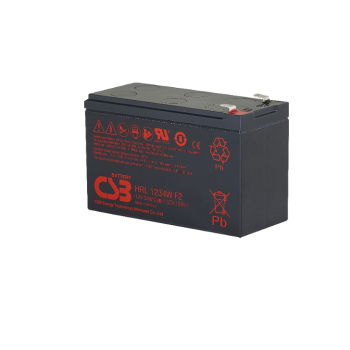 CSB Battery akumulators 12V 9Ah 34W svins Pb F2 | HRL1234W