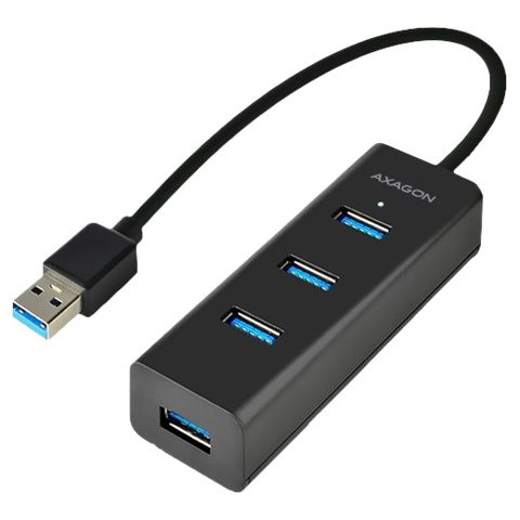 AXAGON četrportu USB 3.0 hubs ar ātru uzlādi un barošanas atbalstu | HUE-S2B