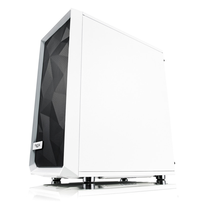 Fractal Design | Meshify C White - TG | FD-CA-MESH-C-WT-TGC | Sānu logs | Balts | ATX | ATX