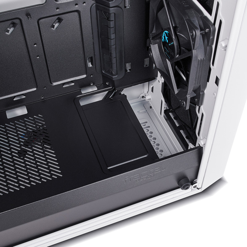 Fractal Design | Meshify C White - TG | FD-CA-MESH-C-WT-TGC | Sānu logs | Balts | ATX | ATX
