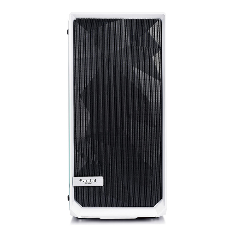 Fractal Design | Meshify C White - TG | FD-CA-MESH-C-WT-TGC | Sānu logs | Balts | ATX | ATX