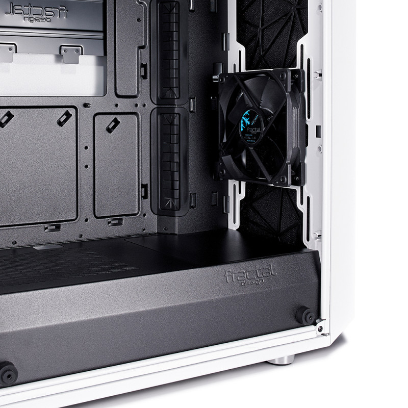 Fractal Design | Meshify C White - TG | FD-CA-MESH-C-WT-TGC | Sānu logs | Balts | ATX | ATX