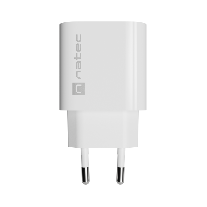 Natec Ribera USB lādētājs 1x USB-C 20W, balts