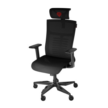 Genesis Ergonomiskā krēsla Astat 700 Bāzes materiāls: alumīnijs; Riteņi: neilons ar CareGlide pārklājumu | Melns