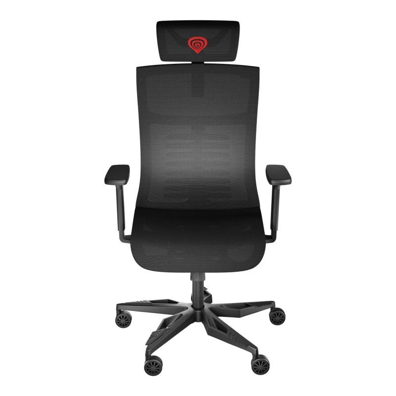 Genesis Ergonomiskā krēsla Astat 700 Bāzes materiāls: alumīnijs; Riteņi: neilons ar CareGlide pārklājumu | Melns