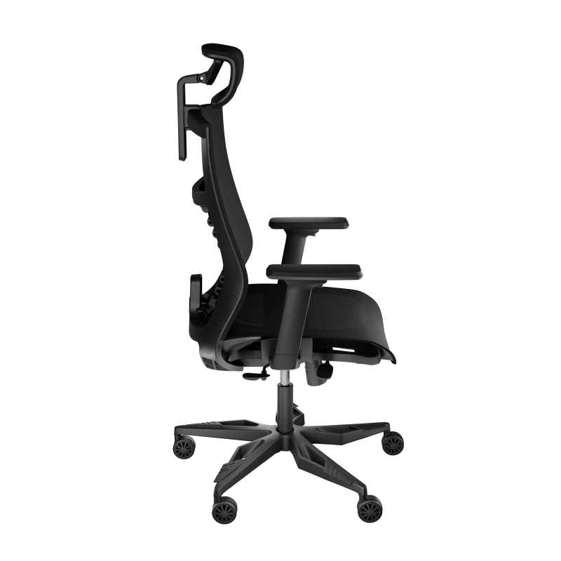 Genesis Ergonomiskā krēsla Astat 700 Bāzes materiāls: alumīnijs; Riteņi: neilons ar CareGlide pārklājumu | Melns