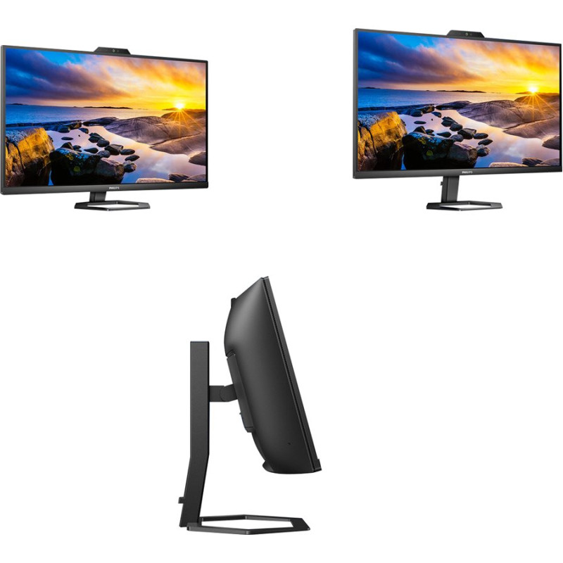 Philips | Monitor with Windows Hello Webcam | 34E1C5600HE/00 | 34 " | VA | 21:9 | 100 Hz | 4 ms | 3440 x 1440 pixels | 300 cd/m² | HDMI ports quantity 1 | Black