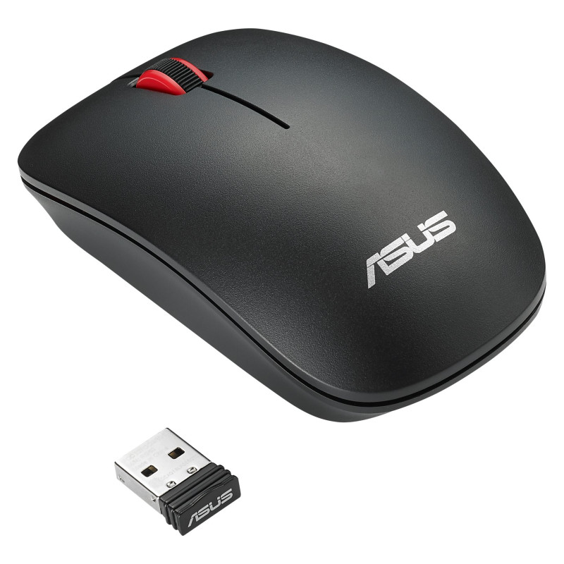 Asus | WT300 RF | Optical mouse | Black/Red
