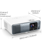 Benq | TK710 | 4K UHD (3840 x 2160) | 3200 ANSI lumens | Grey/White