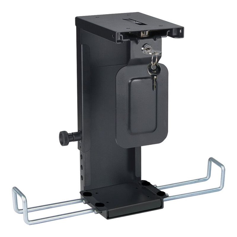 Neomounts CPU-D075BLACK/LK CPU holder | Adjustable Height | Maximum weight (capacity) 10 kg | Black