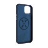 Fixed | MagFlow | Aizmugures vāciņš | Apple | iPhone 15 Pro | Šķidrais silikons | Zils