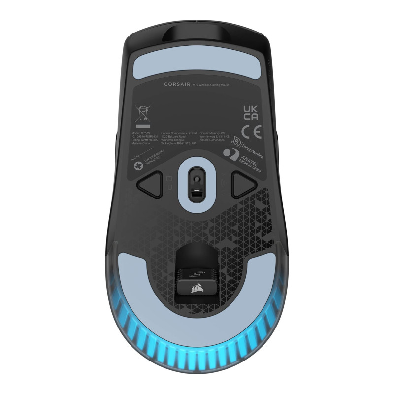 Corsair | M75 | Spēļu pele | Bezvadu | 2.4GHz, Bluetooth | Melna