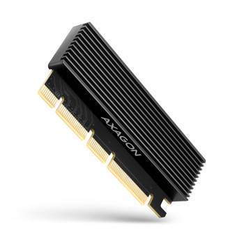 AXAGON PCI-Express x16 adapteris ar dzesētāju NVMe M.2 SSD pieslēgšanai datoram | PCEM2-XS
