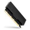 AXAGON PCI-Express x16 adapteris ar dzesētāju NVMe M.2 SSD pieslēgšanai datoram | PCEM2-XS