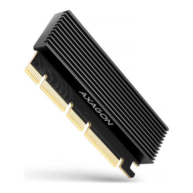 AXAGON PCI-Express x16 adapteris ar dzesētāju NVMe M.2 SSD pieslēgšanai datoram | PCEM2-XS
