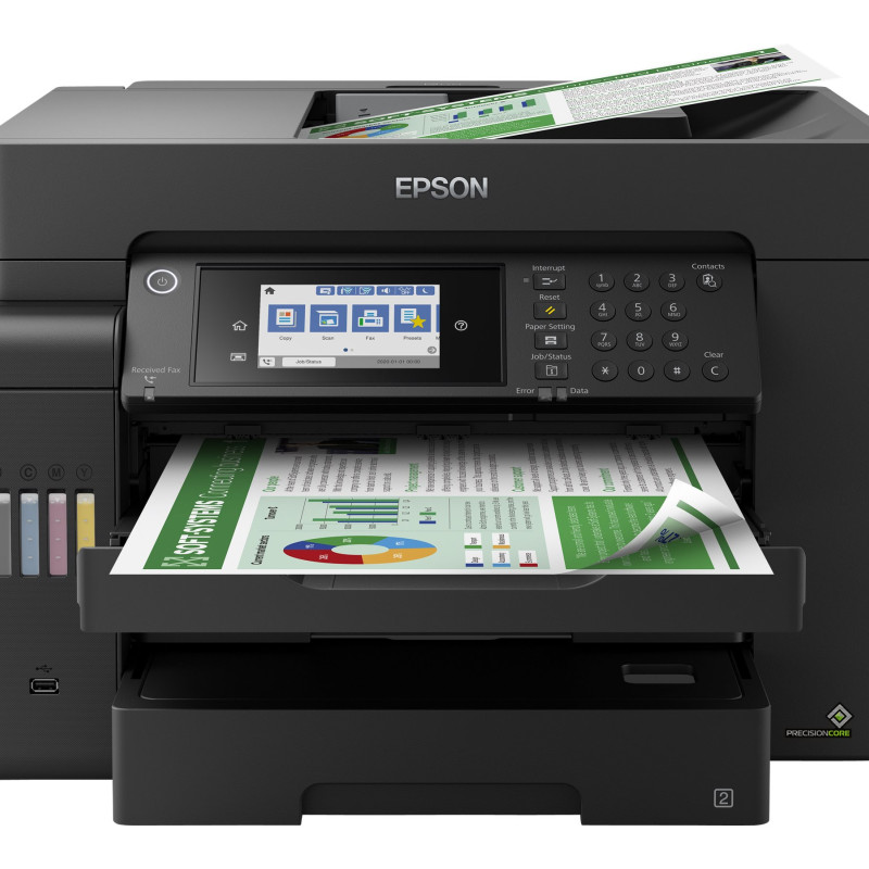 Epson | EcoTank L15150 | Tintes | Krāsainais | Daudzfunkciju printeris | A3+ | Wi‑Fi | Melns