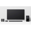 Sony | HT-S40R 5.1ch mājas kinozāles skaņas josla ar bezvadu aizmugurējiem skaļruņiem | Melna | Nē | USB ports | Wi‑Fi | Bluetooth | Bezvadu savienojums