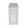 Corsair | RGB Tempered Glass PC Case | 3000D | Side window | White | Mid-Tower