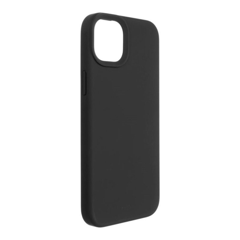 Fixed | MagFlow with MagSafe support | Back cover | Apple | iPhone 14 Plus | Liquid silicon | Black