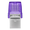 Kingston | DataTraveler | DT Micro Duo 3C | 64 GB | USB Type-C and Type-A | Purple