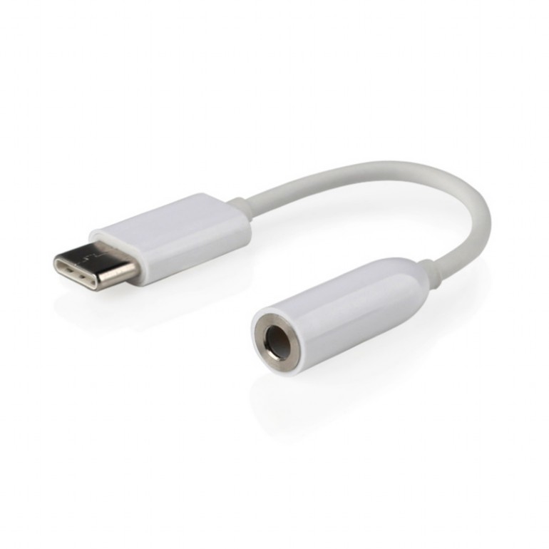 Cablexpert | USB Type-C spraudnis uz stereo 3,5 mm audio ligzdu adapters-kabelis, Balts | A-CM-3.5F-01