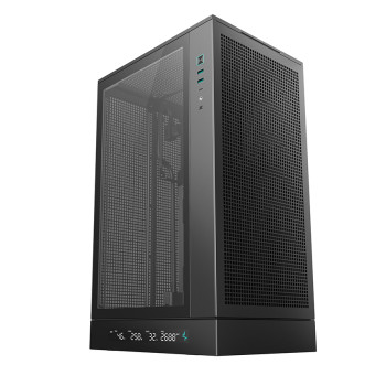 Deepcool CH270 DIGITAL | Melns | Mini-tornis | ATX PS2