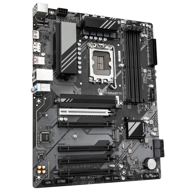 Gigabyte B760 DS3H GEN5 | Processor family Intel | Processor socket LGA1700 | DDR5 | Supported hard disk drive interfaces M.2, SATA | Number of SATA connectors 4