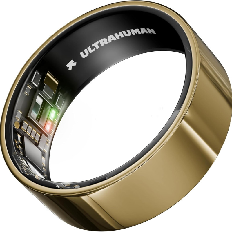Ultrahuman | Ring Air | Bionic Gold | Izmērs 8 | Viedais gredzens