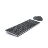 Dell | Keyboard and Mouse | KM7120W | Klaviatūra un pele komplekts | Bezvadu | Akumulatori iekļauti | Bluetooth | Bezvadu savienojums | Krievu | Titan Gray