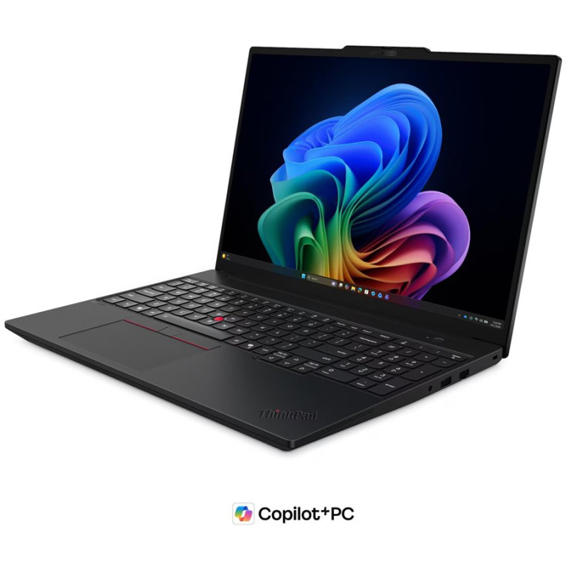 Lenovo ThinkPad T16 Gen 5 16 WUXGA AMD R5 AI PRO 440/16GB/512GB/AMD Radeon 840M/WIN11 Pro/ENG aizmugures apgaismojuma klaviatūra/Melna/pirkstu nospiedumu sensors/LTE paplašināms/3 gadu garantija | Lenovo
