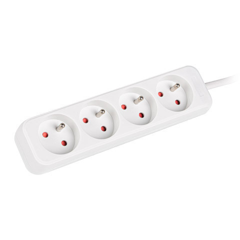 Lanberg | Cable Power Strip 4X French Outlets Quality-Grade Copper, 1.5 m | PS0-04E-0150-W
