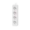 Lanberg | Cable Power Strip 4X French Outlets Quality-Grade Copper, 1.5 m | PS0-04E-0150-W